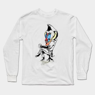 Office Baboon Long Sleeve T-Shirt